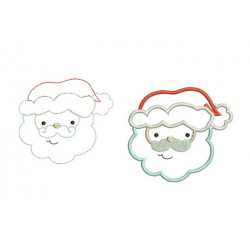 Stickdatei - Weihnachtsmann Nikolaus